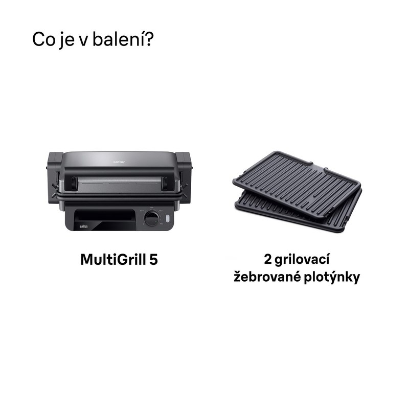 Kontaktní gril Braun MultiGrill 5 CG5010.IGY
